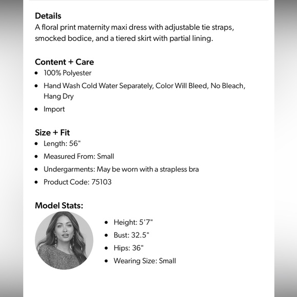 She + Sky floral print dress - Picture 4 of 4